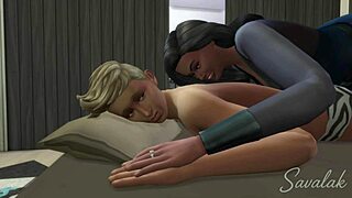 stepmom's starving for stepson kevin's cock before bed 😋🍆💤