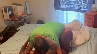 Homemade Ebony Neighbor Bedroom Missionary Position Fuck