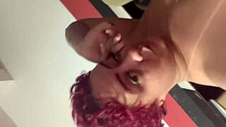 pamela sagaz strips naked in shower you'd pound this big titted slut hard