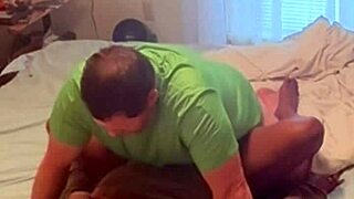 Homemade Ebony Neighbor Bedroom Missionary Position Fuck
