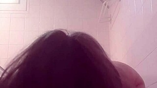 oh god this french slave whore sucks cock so dirty gagging on cumshot facial while bent over for doggystyle humiliation!!