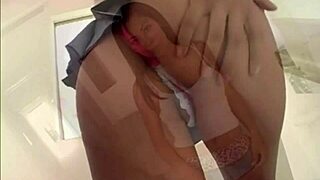 Naughty Latina Bent Over Big Tits Shaved Pussy Doggystyle Cumshot