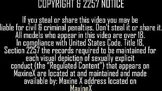 Experienced Milf Maxine X Licks and Toys Adorable Brunette Aphro's Big Tits in Taboo Lesbian Play