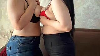 stepmom shows stepdaughter lesbian ways with wet pussy play