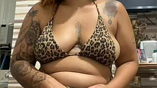 redhead exhibitionist flashes wet pussy during video call tease