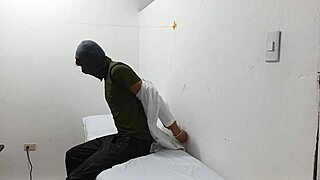 damn that kinky doc jerking his cock secretly in the hospital office