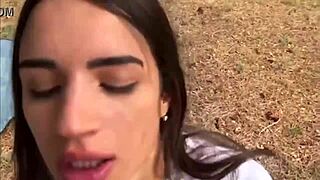 Skinny French Teen 18+ Takes Monster BBC Deep in Ass and Throat Hardcore