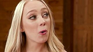 jealous stepmom sees big cock fucking blonde milf wants creampie share in ffm full movie taboo