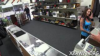 whoa bizarre shop slut gets nasty pov cock slammed rough!