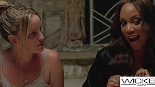 Lexi Luna Devours First Hot Redhead Pussy in Lesbian Tattoo Fantasy Lick Fest