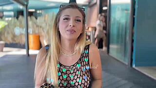Maeva Sinaloa's Big Tits Bounce as Married French Wife Fucks Monster Cock Discreetly Outdoors POV