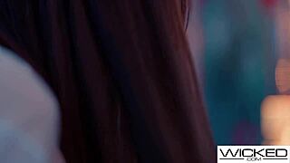 Lexi Luna Devours First Hot Redhead Pussy in Lesbian Tattoo Fantasy Lick Fest