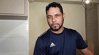 pornstar brasil showers after huge cock cum blast?