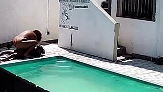 i caught my tanned neighbor wife fucking black guy at pool uhmm