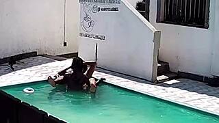 i caught my tanned neighbor wife fucking black guy at pool uhmm