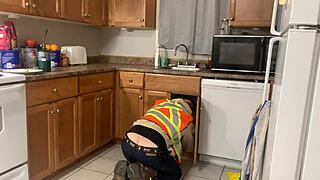 Plumber pops tight teen's cherry before prom pounding!