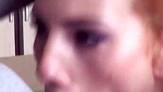karla rose films her own homemade pov chat with european redhead partner