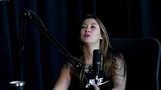 saucy interview packed with filth featuring damiana flower and vovô moai on porn cast brazil part 1 in sheer red lingerie outdoor