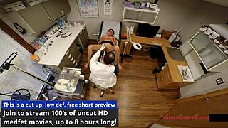 Yesenia sparkles tempts with her petite latina curves in tampa university entrance physical