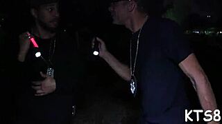 Ladyboy Licks Ass Fucks Huge Cock in Ribald Anal Contest