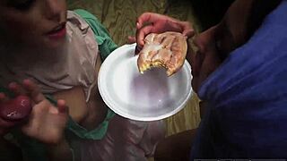 My teen arab ass double penetrated with army toys hd