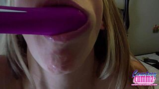 Courtney Cummz spreads wide asshole and wet pussy