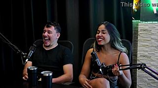 a wild collab turned fetish chat with singer for casal kaliente on sheer red