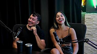 a wild collab turned fetish chat with singer for casal kaliente on sheer red