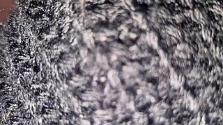 insane cum blast after endless handjob on monster cock she moans with me