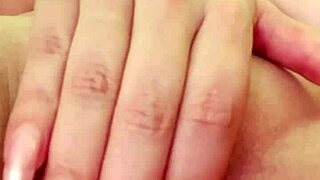 Blondie Fesser Fingers Dripping Pussy Slaps Tits While Vibrator Buzzes Hard