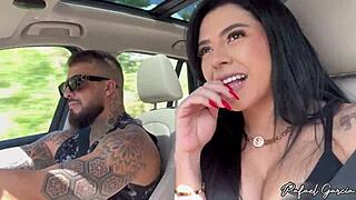 dude, i left my hot girlfriend alone in the parking lot and she masturbated squirting in the car