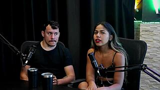 a wild collab turned fetish chat with singer for casal kaliente on sheer red