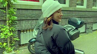 beautiful italian milf hunts sexy lingerie at amsterdam sex shop adventure