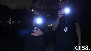 Ladyboy Licks Ass Fucks Huge Cock in Ribald Anal Contest