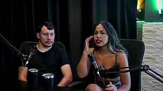 a wild collab turned fetish chat with singer for casal kaliente on sheer red
