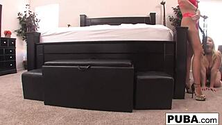 Abigail Dominates Leya Falcon Then Rams Toy Deep in Ass!