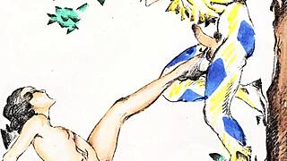 WOW! Vintage Erotic Drawings Burst With Raw Heat!