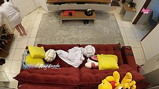 my hot wife thay ksada welcomes delivery guy sofa fuck at home