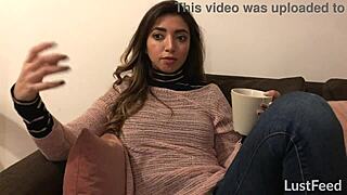 adorable mexican girlfriend frida sante rides cock cowgirl in homemade passionate sextape