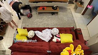 my hot wife thay ksada welcomes delivery guy sofa fuck at home