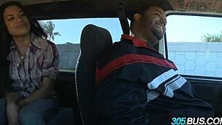 ever wonder how a long-haired dominican slut gets publicly fucked for cash on the bus?