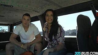 ever wonder how a long-haired dominican slut gets publicly fucked for cash on the bus?