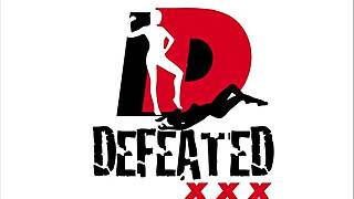 Blonde Battles Brunette in Tits Massage Sex Fight Scissoring