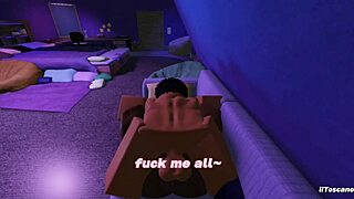 Ebony Slut Punished by Partner's Monster Cock Anal Assfucking POV