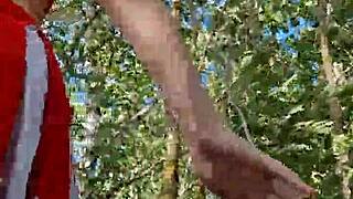 barefoot asmr seashore forest walk captures waves sounds and upskirt glimpses