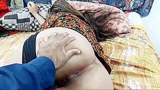 desi pakistani maid cleans with cute arab indian beauty