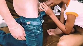A Skinny Teen Student Gets Fucked by Professor in Bedroom