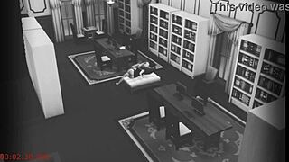 wife sneaks off to bang hot stranger on library cam
