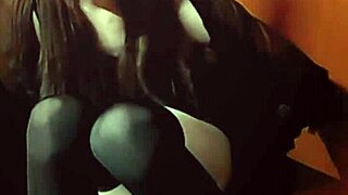 watch this cute japanese ladyboy crossdresser masturbate silently anal fucking herself hard!