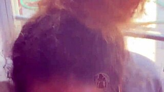 Lightskin Ebony Stepsis Sucks Cock By Window! Boyfriend Searches As Facial Lands